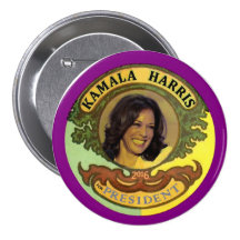 Kamala Harris for President 2016 Button