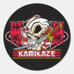 Kamikaze Skull Stickers