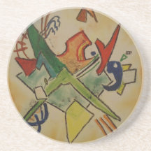 Kandinsky Abstract Art Beverage Coasters
