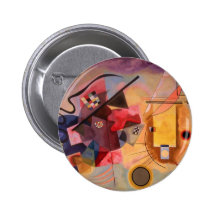 Kandinsky Abstract art Button