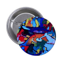 Kandinsky Abstract art Buttons