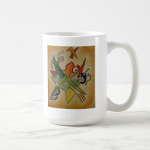 Kandinsky Abstract Art Coffee Mugs