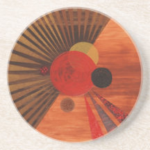 Kandinsky Abstract art Drink Coaster