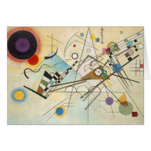 Kandinsky Abstract art Greeting Card