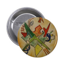 Kandinsky Abstract Art Pin