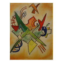 Kandinsky Abstract Art Post Cards