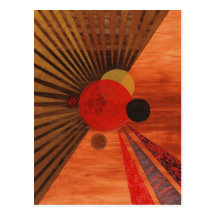 Kandinsky Abstract art Postcard