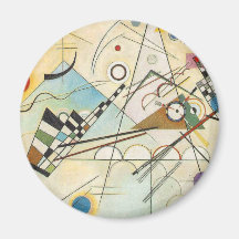 Kandinsky Abstract art Refrigerator Magnets