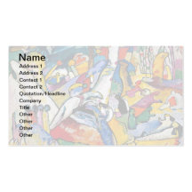 Kandinsky Composition 2 Business Card Templates