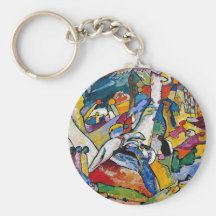 Kandinsky Composition 2 Key Chain