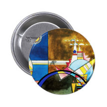 Kandinsky Great Gate of Kiev Button