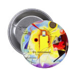 Kandinsky Yellow Red Blue Button