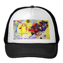 Kandinsky Yellow Red Blue Hat