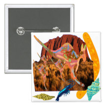 kangaroo,Aborigin,Australia collection Buttons