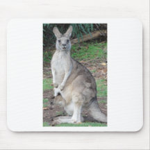 Kangaroo and Joey Mousepad