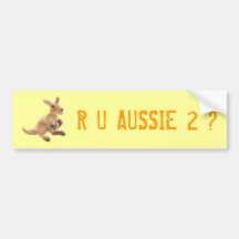 Kangaroo Collection Bumper Sticker