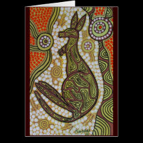 Kangaroo Dreaming (c) by Mundara Koorang cards