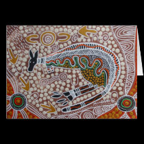 KANGAROO DREAMING Card cards