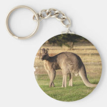 Kangaroo Picture Keychain