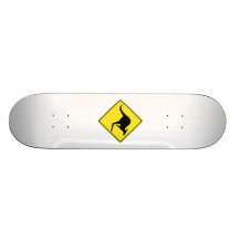 Kangaroo Sign Custom Skateboard