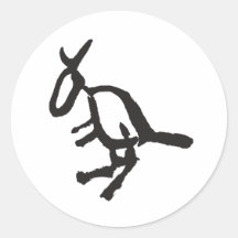 Kangaroo Sticker