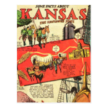 Kansas the Sunflower State Postcard