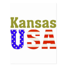 Kansas USA! Postcard