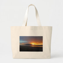 Kapiti Island sunset paradise Tote Bags