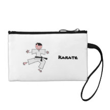 Karate cartoon Bagettes Bag Change Purses
