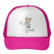 Karate Girl Tshirts and Gifts Hats