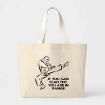Karate, MMA, You ARE In Range Canvas Bags