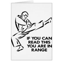 Karate, MMA, You ARE In Range Card