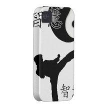 Karate Yin & Yang iPhone 4 Case-Mate Tough