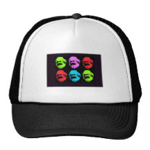 Karl Marx Collage Trucker Hats