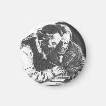 Karl Marx & Friedrich Engels Magnet