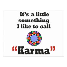 Karma gifts postcards
