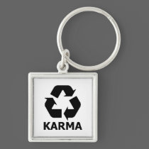 Karma Recycle keychains