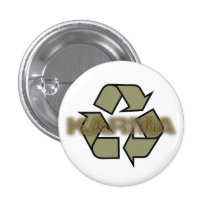 karma recycle logo buttons
