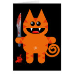 KAT WITH SHARP KNIFE CARD