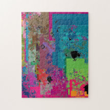 Katch 52 Card Poker Face on Mars Whirly Shuffle Jigsaw Puzzle