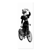 Katherine, a Vintage Cyclist Business Card