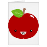 Kawaii Apple buddy Card