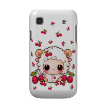Kawaii baby sheep and cute cherries casemate cases