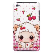 Kawaii baby sheep and cute cherries casemate cases