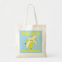 Kawaii Banana Fanafofana tote bag