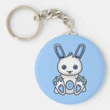 Kawaii Blue Bunny Key Chains