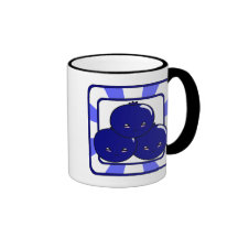 Kawaii Blueberry Basket (Boy) Mugs