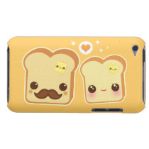 Kawaii cute toasts couple casemate cases