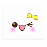 Kawaii face! postcard