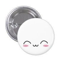 Kawaii Faces Pinback Button